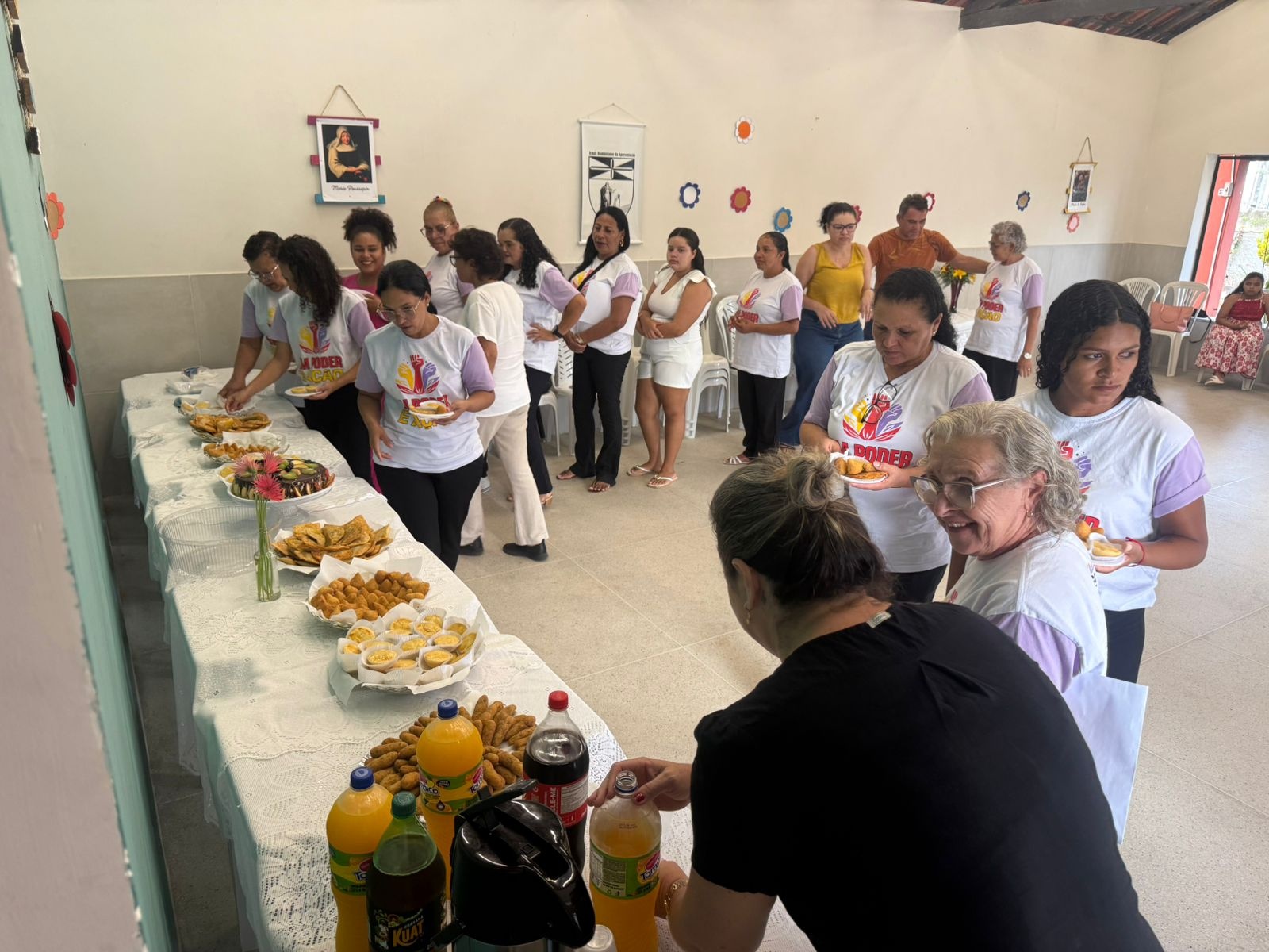 Encerramento da turma de Salgados do Em Poder e Ação 