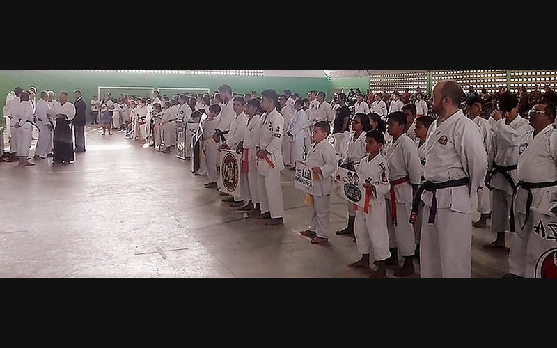 Jovens do curso de karatê da AJURCC participam de campeonato em Cuitegi-PB